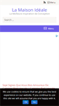 Mobile Screenshot of lamaisonideale.info