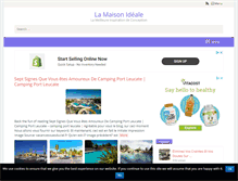 Tablet Screenshot of lamaisonideale.info